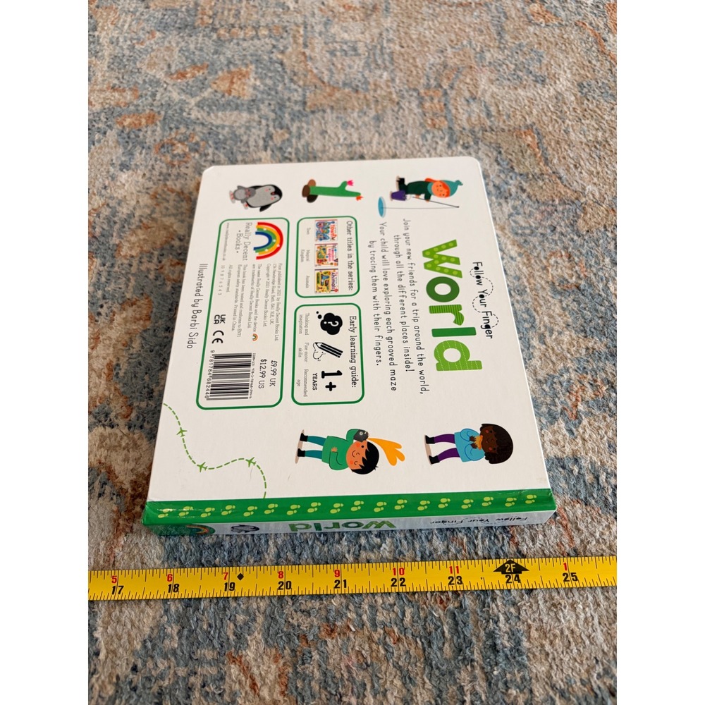 *4 for $20 Mix&Match* Follow Your Finger World Finger Maze Board Book - Picture 5 of 6